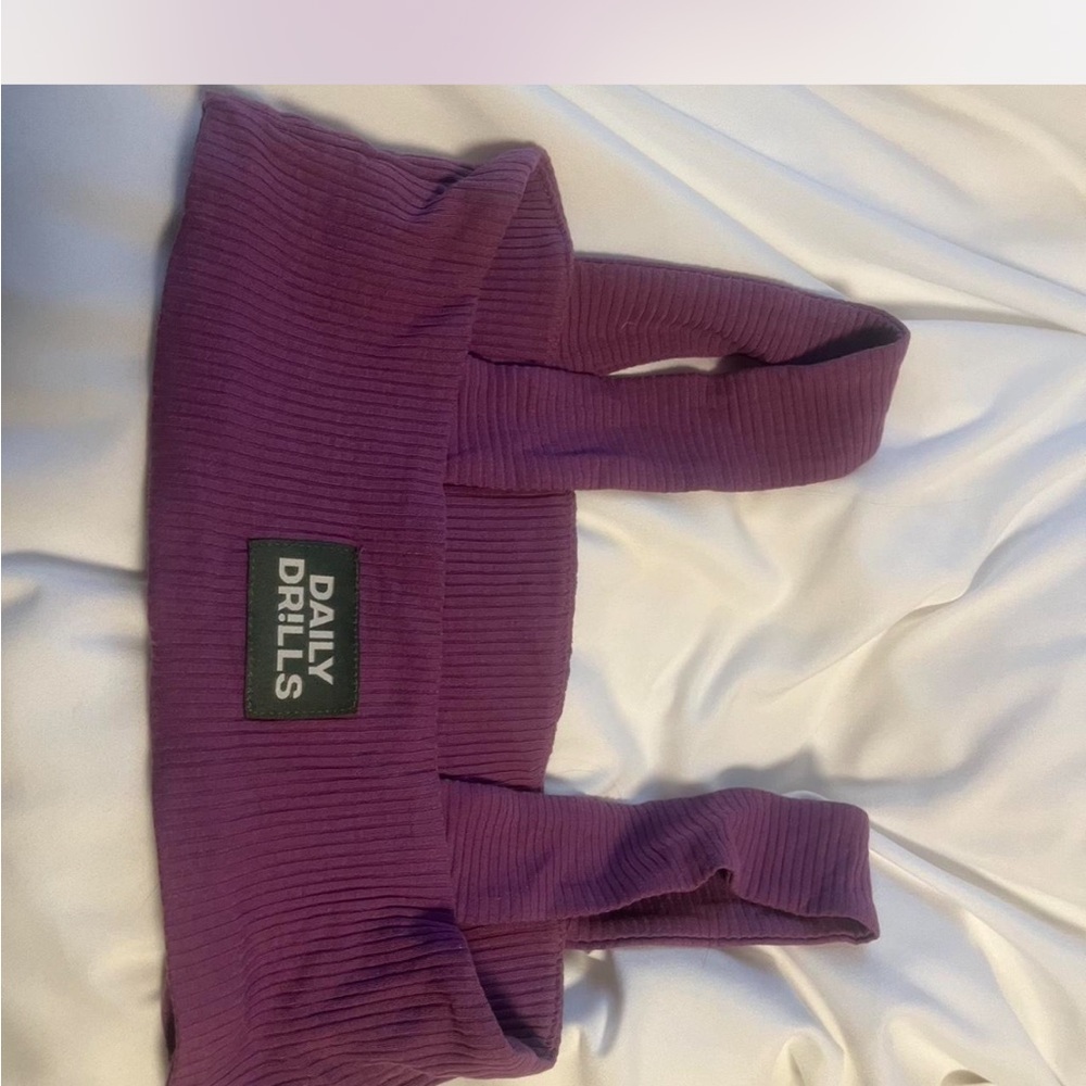 Daily Drills Purple sports bra
